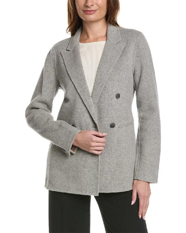 Affordable stylish women’s fashion collection Elie Tahari Notch Collar Double-Breasted Wool Coat Affordable stylish women’s fashion collection Elie Tahari Notch Collar Double-Breasted Wool Coat