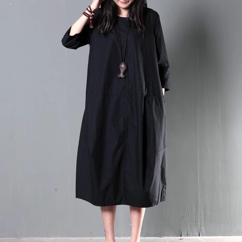 Uncover unique pieces for your perfect wardrobe Black half sleeve long sundress oversize cotton caftan gown maxi dress summer clothing Uncover unique pieces for your perfect wardrobe Black half sleeve long sundress oversize cotton caftan gown maxi dress summer clothing