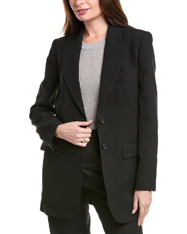 Stylish plus-size clothing for women   Michael Kors Collection Sable Cape Blazer