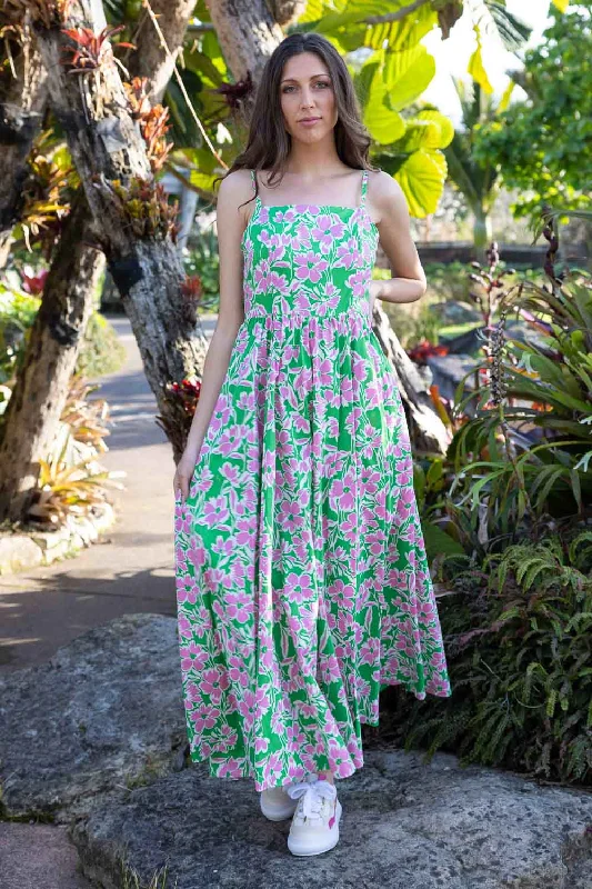 Hope Maxi Dress Green Floral