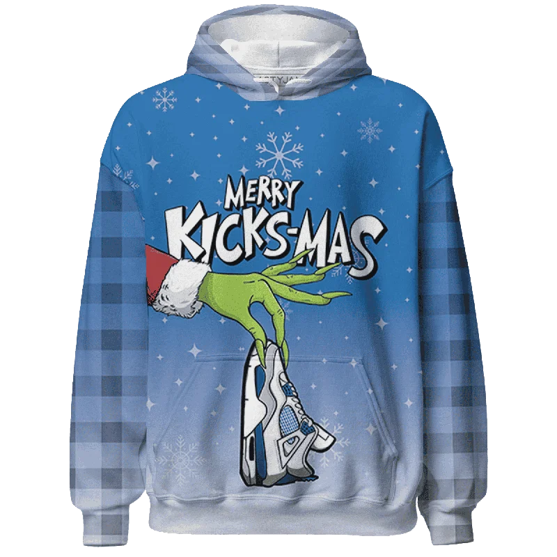 Industrial Blue 4s NastyJamz Hoodie Match Merry Kicksmas 3D