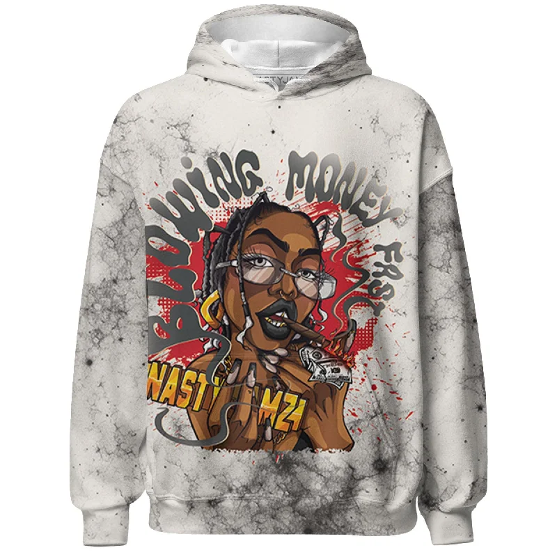 NastyJamz Jumman Jack Universityy Red Hoodie Match Blowing Money Fast Girl 3D All-Over Print