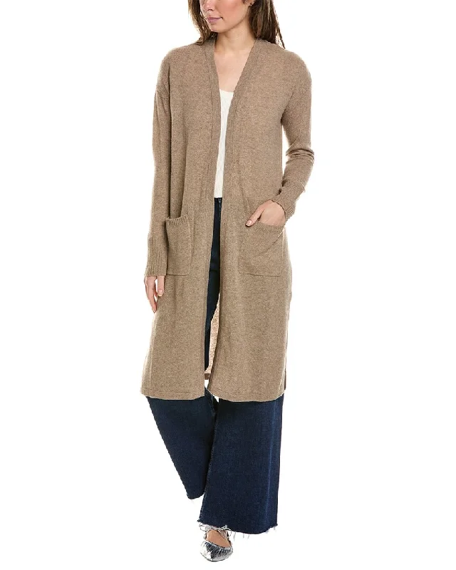 Casual outfits that elevate your style   Alashan Cashmere Effortless Long Cashmere Duster