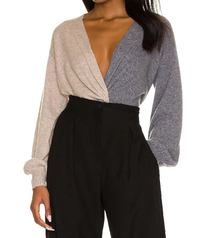 Fashionable clothing to fit every body type   Esme Sweater In Heather Gray