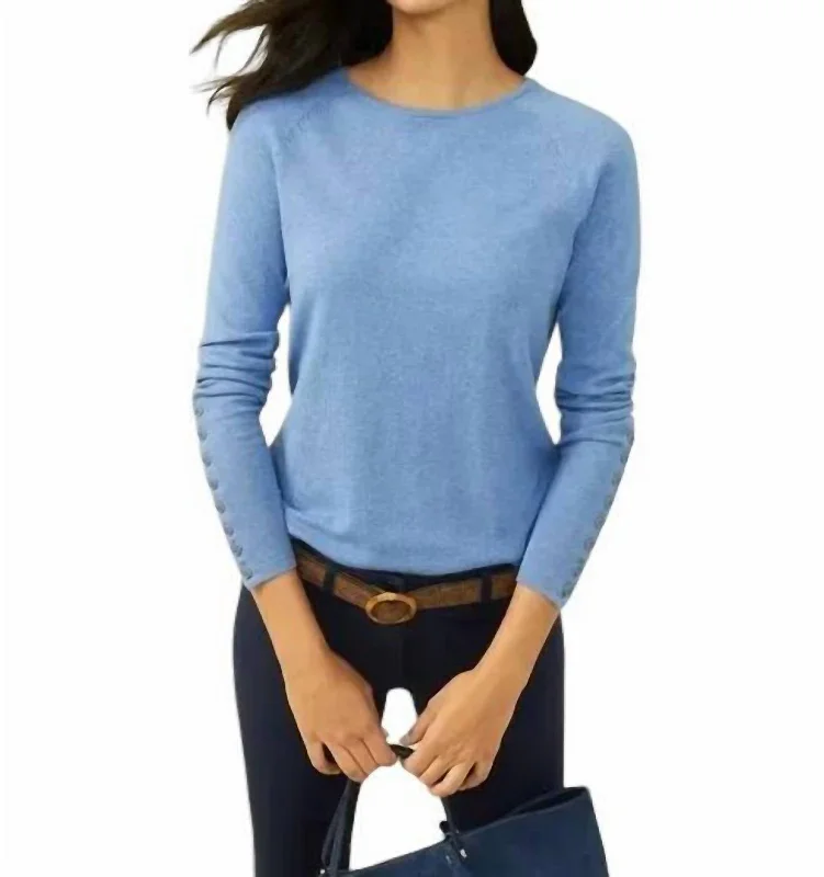 Trendy women’s clothing with a modern twist   Jamey Sweater In Heather Indigo
