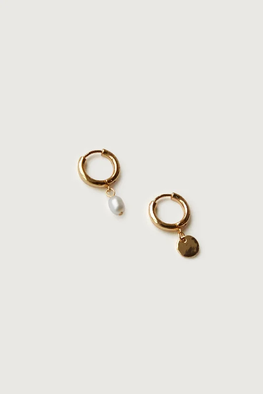Versatile fashion for every type of woman   PEARL AND SPHERE HOOPS