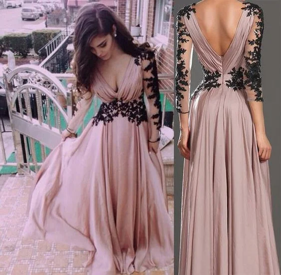 Dress to impress with elegant women’s wear V-Neck Long Sleeve Lace Prom Dresses Evening Dresses cg700 Dress to impress with elegant women’s wear V-Neck Long Sleeve Lace Prom Dresses Evening Dresses cg700